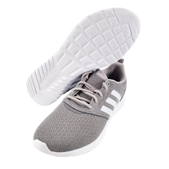 ADIDAS Sneakers Womens 6 Cloudfoam QT Racer Activewear Athletic Shoes Gray - Picture 8 of 13